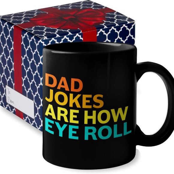 Coffee Mug with Gift Box - Dad Jokes - Picture 1 of 3